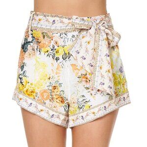 Camilla In The Hills Of Tuscany Tie Detail High Cut Shorts Size S b71E